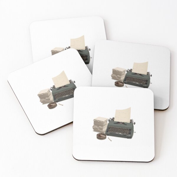 Item preview, Vintage Typewriter Writer Desk Retro Literature Illustration designed and sold by ByKayaPrints.
