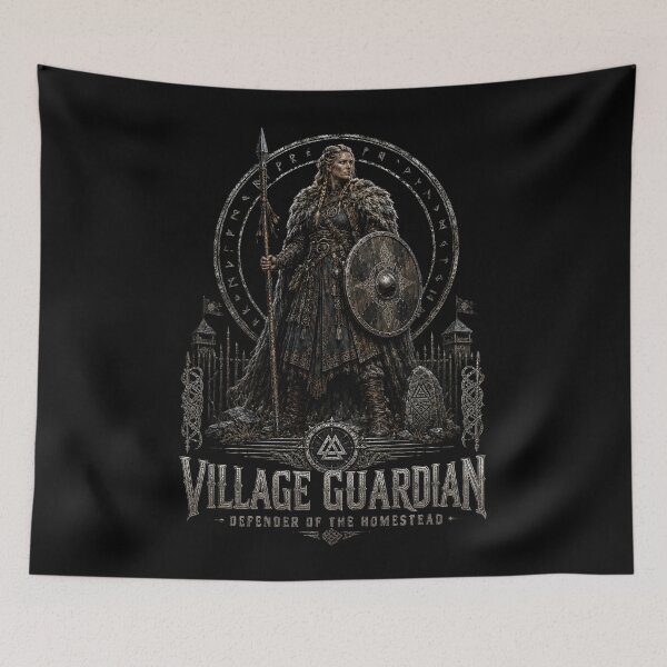 Item preview, Village Guardian — Defender of the Homestead | Norse Viking Warrior designed and sold by R3X .