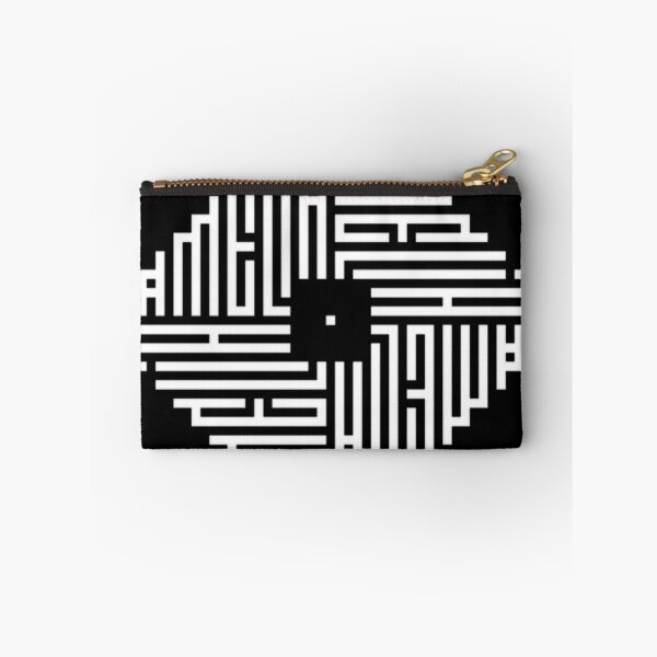 Item preview, Amelia White Modern Geometric Kufi Calligraphy Fro designed and sold by RumiZoJin.