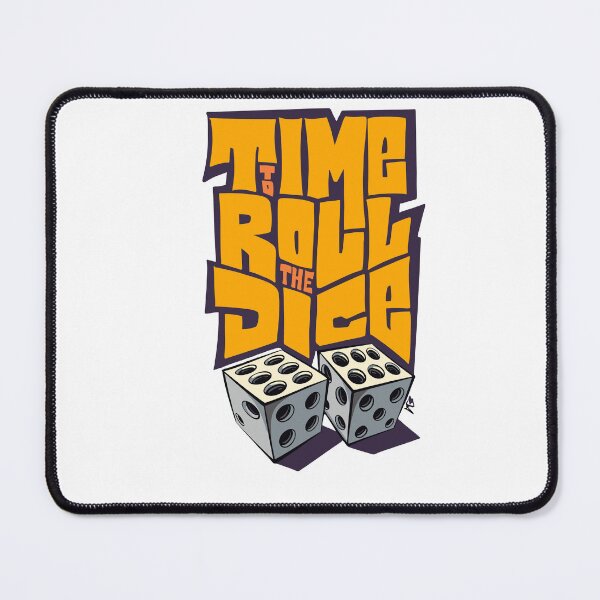Item preview, Time to Roll the Dice Comic Style Typographic Illustration designed and sold by sukimin.