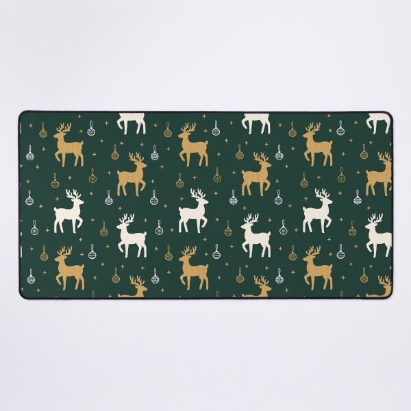 Item preview, Elegant Christmas Reindeer Seamless Pattern | Gold & White Holiday Woodland Design designed and sold by romyca creation_22.
