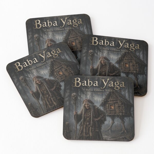 Item preview, Baba Yaga Line Art 2 – Slavic Folklore Witch designed and sold by Elektra9.