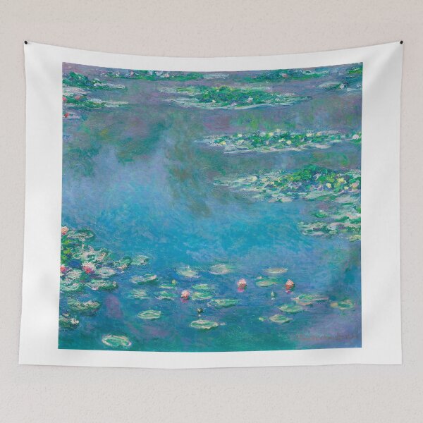 Item preview, Water Lily Garden – Monet Inspired Art designed and sold by Matari-matari.
