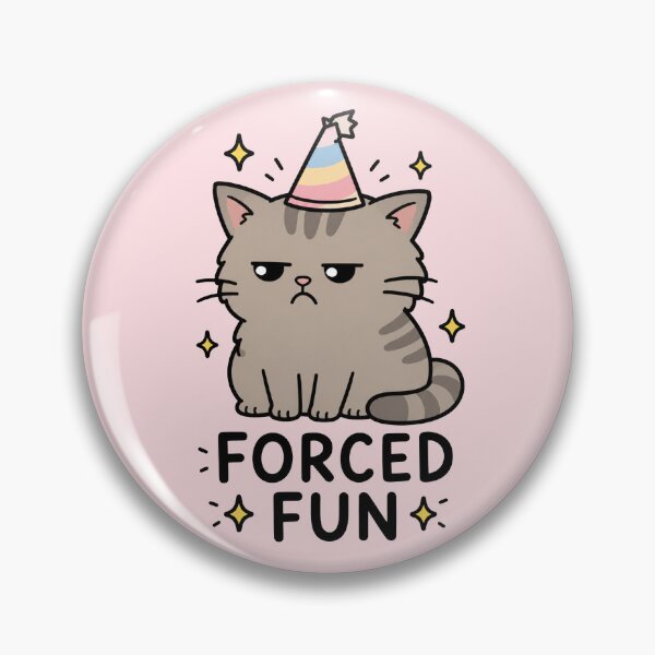 Artikelvorschau, Erzwungener Spaß Grumpy Cat entworfen und verkauft von MonkiFlipp.