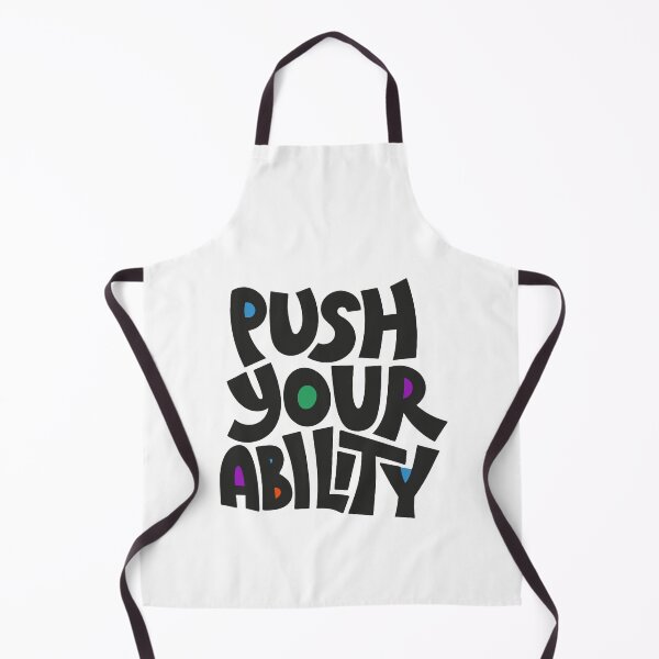 Item preview, Push Your Ability Motivational Hand Lettered Typography Design designed and sold by sukimin.