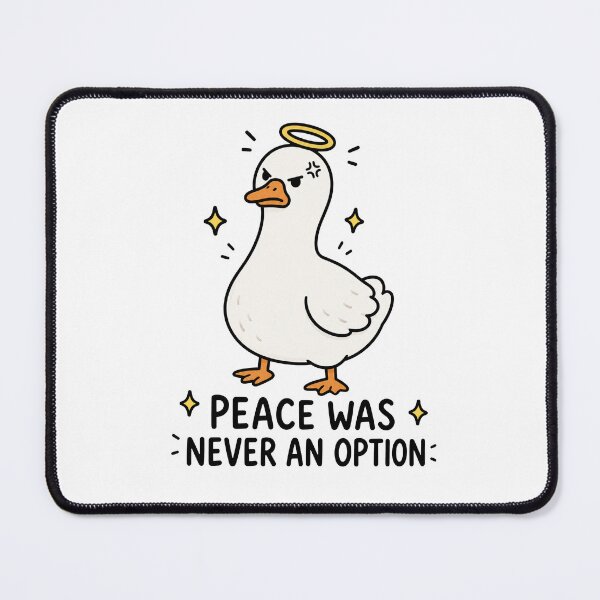 Item preview, Peace Was Never An Option Goose designed and sold by MonkiFlipp.