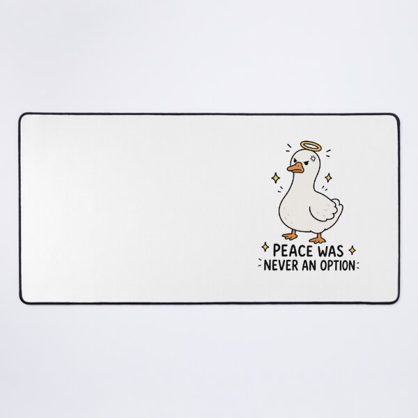 Item preview, Peace Was Never An Option Goose designed and sold by MonkiFlipp.