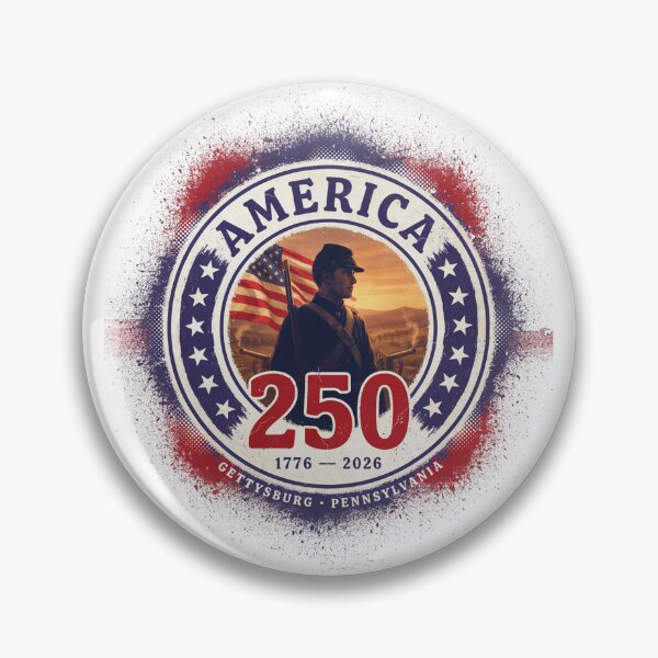 Item preview, America 250 Gettysburg T-Shirt | Civil War Soldier Silhouette Patriotic 1863 Tee v2 designed and sold by DarylWelsh2024.