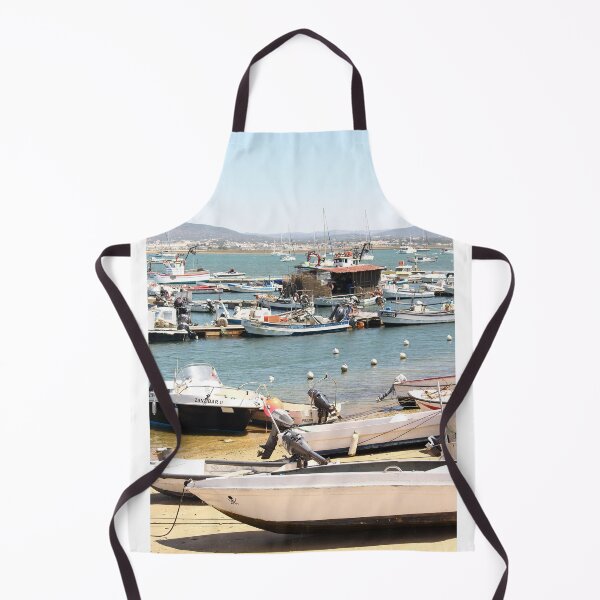 Item preview, Docked Boats at Coastal Harbour designed and sold by eddiebarronshop.