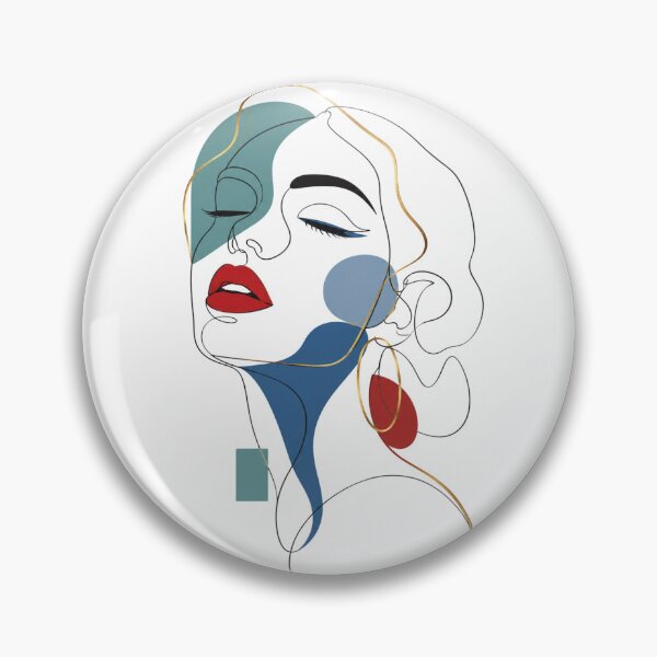 Item preview, Minimalist Line Art Woman Portrait Abstract designed and sold by DKSH1234.