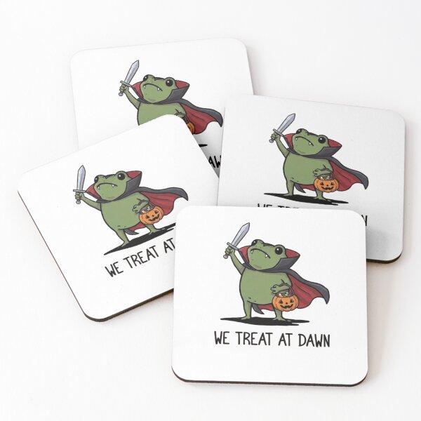 Item preview, We Treat At Dawn Halloween - Funny Frog designed and sold by Gbriel3.