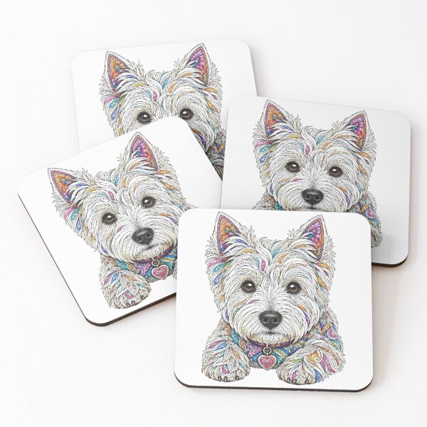 Item preview, Colorful Westie designed and sold by PaintedbyCarol.
