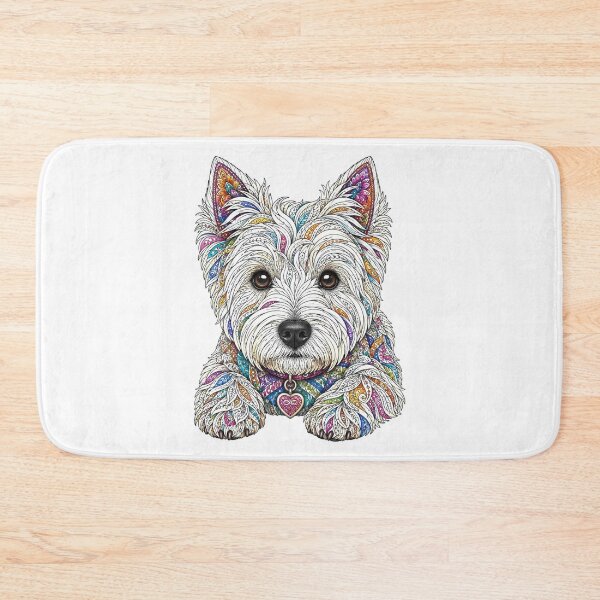Item preview, Colorful Westie designed and sold by PaintedbyCarol.