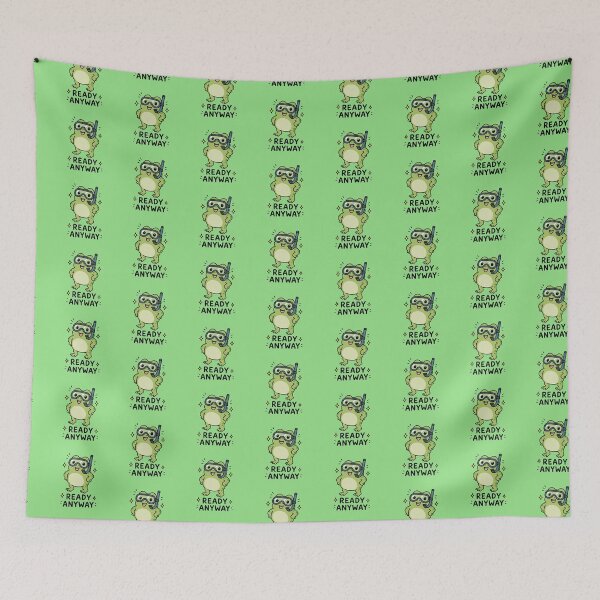 Item preview, Ready Anyway Snorkel Frog  designed and sold by MonkiFlipp.
