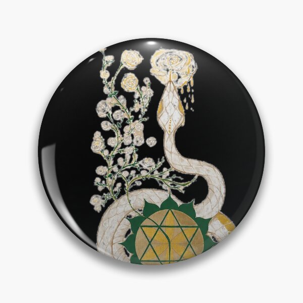 Item preview, Serpent Heart Chakra Golden Roses designed and sold by TaiaSoul.