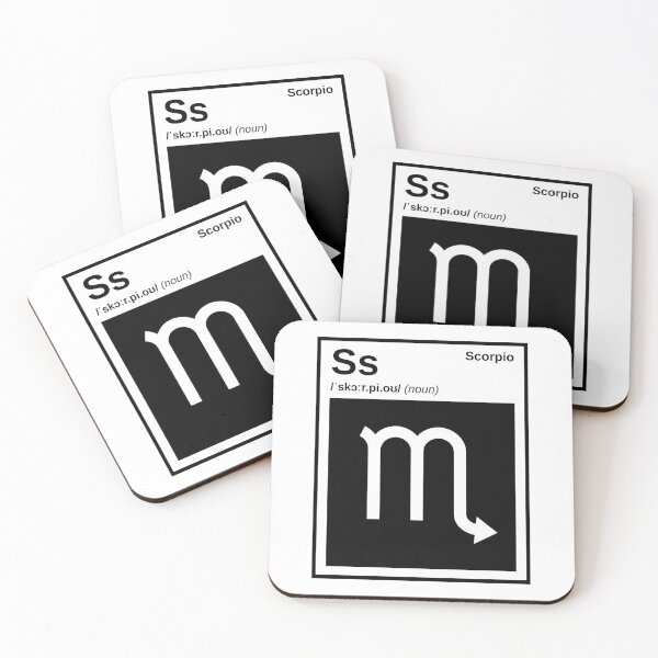 Item preview, Scorpio Zodiac Minimalist Icon Design designed and sold by kirici.