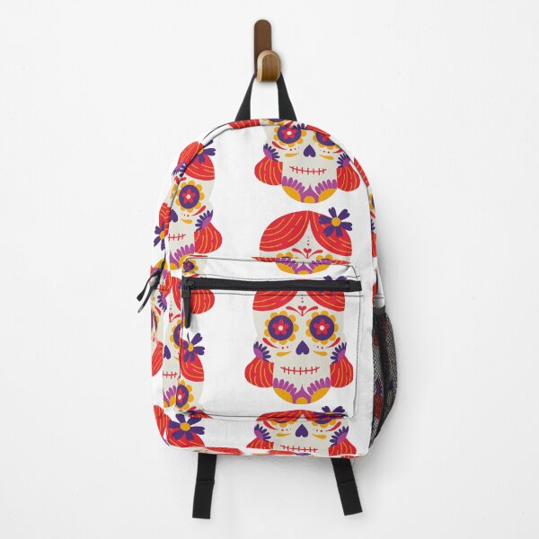Item preview, Cute Floral Sugar Skull Girl | Day of the Dead Calavera Cartoon Folk Art Design designed and sold by Ecocrushstudio.