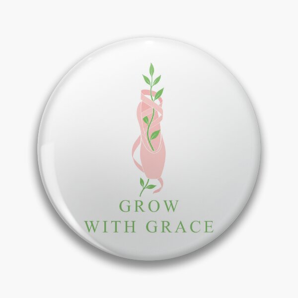Artikelvorschau, „Grow With Grace“-Ballettshirt, botanisches Ballett-T-Shirt, Ballettschuh-Blumenmotiv, Geschenk für Tanzliebhaber, feminine Cottagecore-Ballettästhetik entworfen und verkauft von KAYJAY DESIGNS.