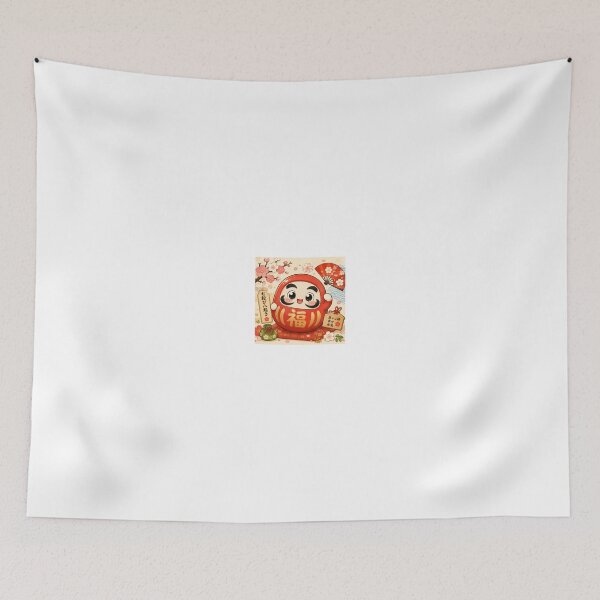 Item preview, Cute Daruma Japanese Culture Character Design designed and sold by オルフェドリーム.