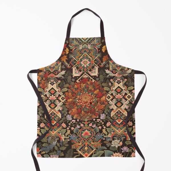 Item preview, Korean Dancheong Autumn Pattern with Hidden Chrysanthemum - Traditional Art designed and sold by SOOstudio73.