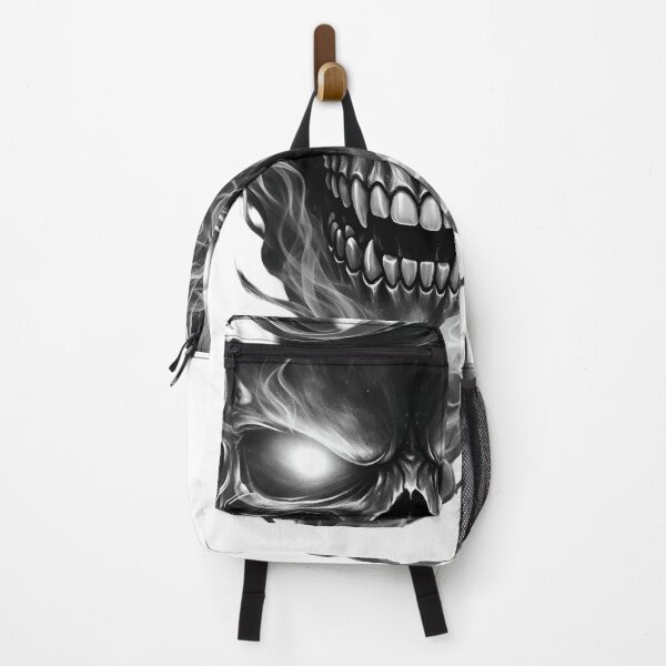 Item preview, Smoke Skull Glowing Eyes – Dark Gothic Fantasy Art designed and sold by RON-FASHION.