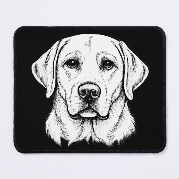 Item preview, Labrador Retriever Line Art | Premium Black & White Dog Portrait | Minimalist Pet Illustration designed and sold by zenithviv.