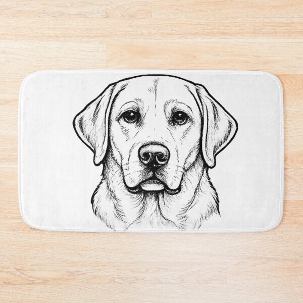 Item preview, Labrador Retriever Line Art | Premium Black & White Dog Portrait | Minimalist Pet Illustration designed and sold by zenithviv.