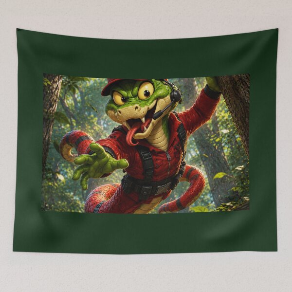 Item preview, Slinky – The Clumsy Saboteur | AdC Animals in Blue Collection designed and sold by MDCreator.