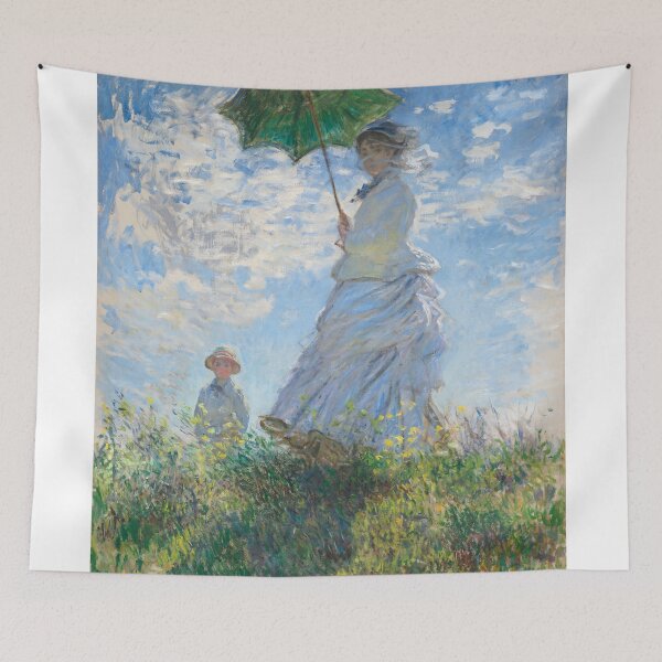 Item preview, Woman with a Parasol – Madame Monet and Her Son, Claude Monet, 1875 designed and sold by Matari-matari.