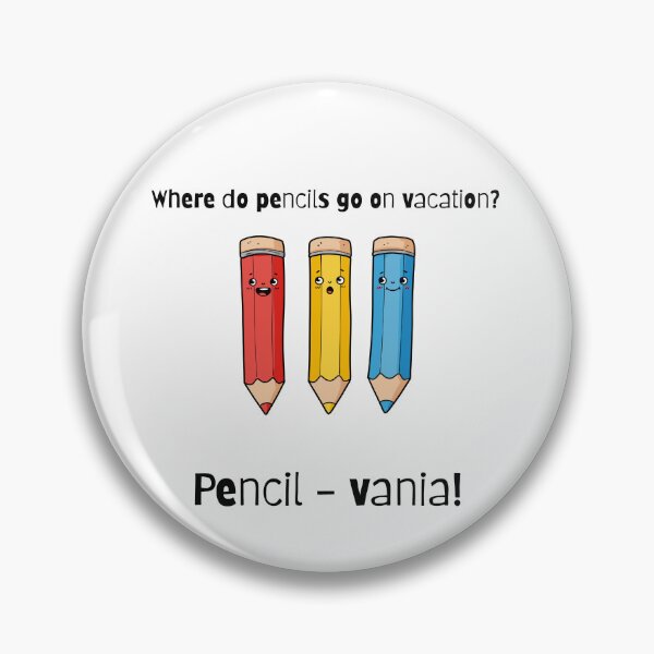 Item preview, Where Do Pencils Go On Vacation Funny Pun designed and sold by Mazza-mazza.