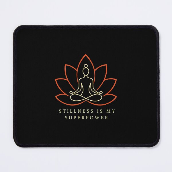 Item preview, Stillness Is My Superpower Yoga Shirt, Meditation Lotus T-Shirt, Mindfulness Tee, Zen Yoga Gift, Spiritual Wellness Apparel, Minimalist Meditation Shirt designed and sold by KAYJAY DESIGNS.