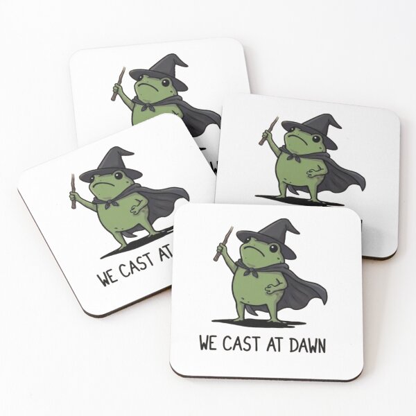 Item preview, We Cast At Dawn Halloween - Funny Frog designed and sold by Gbriel3.