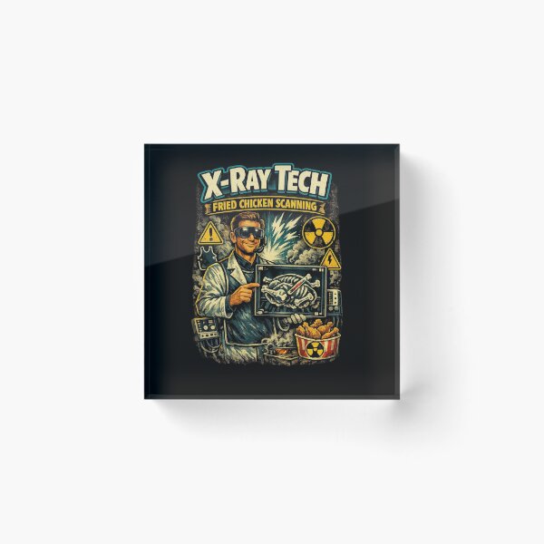 Item preview, X-Ray Tech Fried Chicken Scanning Funny Radiology Art designed and sold by Timeless Junction.