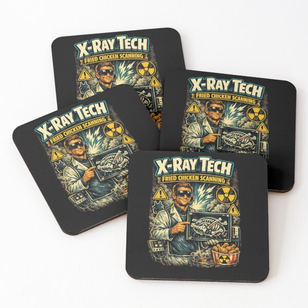 Item preview, X-Ray Tech Fried Chicken Scanning Funny Radiology Art designed and sold by Timeless Junction.