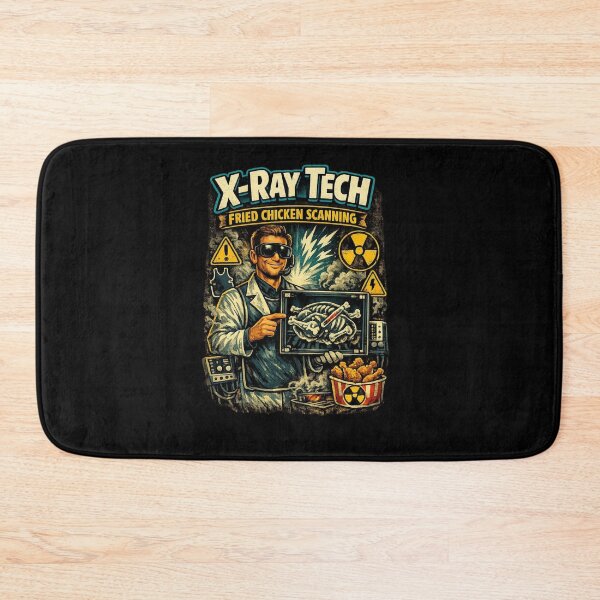 Item preview, X-Ray Tech Fried Chicken Scanning Funny Radiology Art designed and sold by Timeless Junction.