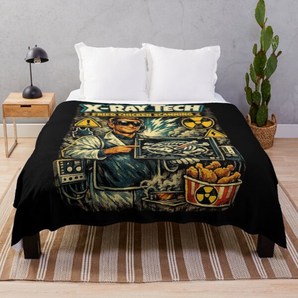 Item preview, X-Ray Tech Fried Chicken Scanning Funny Radiology Art designed and sold by Timeless Junction.