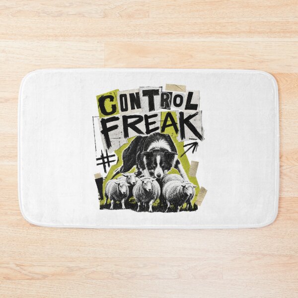 Item preview, Control Freak Border Collie Herding Sheep Dog designed and sold by AntiqueImages.