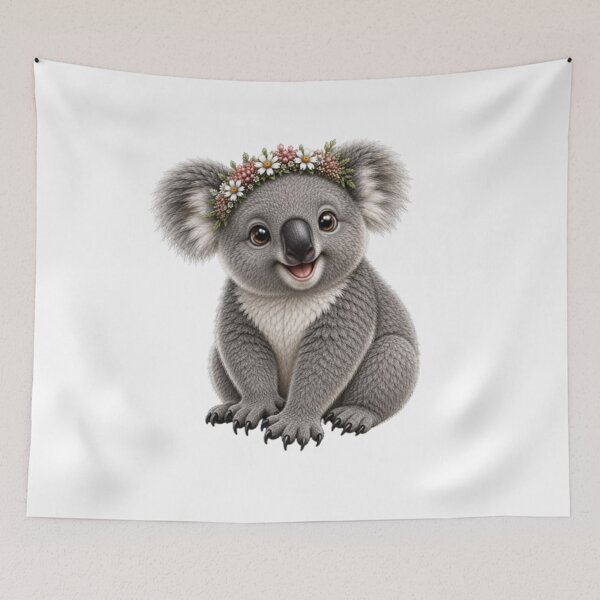 Item preview,  Discover the Magic of Koala Floral  designed and sold by BRETT'S ART STUDIO.