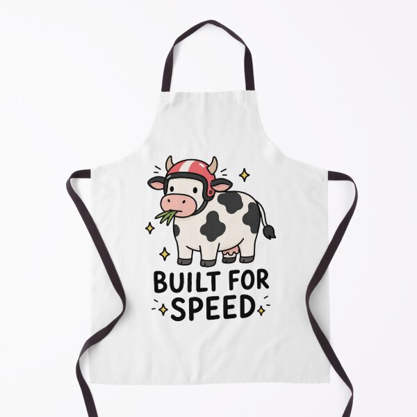 Item preview, Built For Speed Cow Sticker designed and sold by MonkiFlipp.