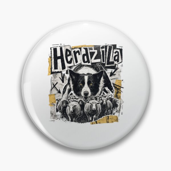 Item preview, HerdZilla Border Collie Dog Herding Sheep designed and sold by AntiqueImages.