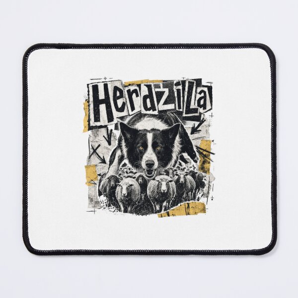 Item preview, HerdZilla Border Collie Dog Herding Sheep designed and sold by AntiqueImages.