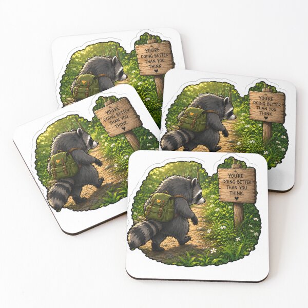 Item preview, Jimothy The Raccoon Ultimate Motivational Journey designed and sold by TSshirtShoppe.