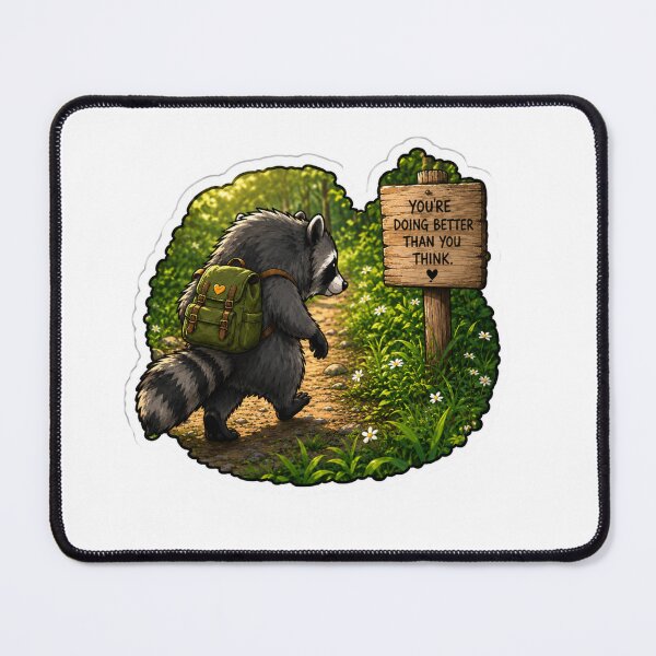 Item preview, Jimothy The Raccoon Ultimate Motivational Journey designed and sold by TSshirtShoppe.