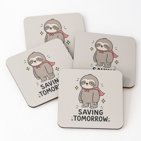 Item preview, Saving Tomorrow Sloth  designed and sold by MonkiFlipp.