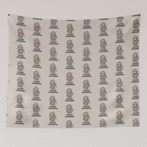Item preview, Saving Tomorrow Sloth  designed and sold by MonkiFlipp.