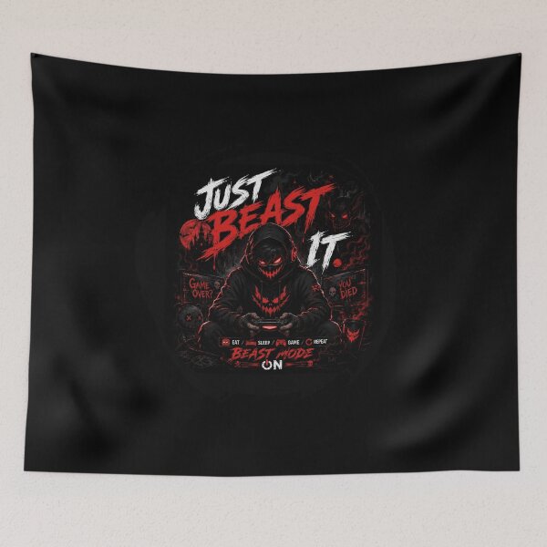Item preview, Just Beast It Gamer T-Shirt gaming meme – Cool Gaming Streetwear Hoodie Controller Graphic Tee designed and sold by Artimax-Studio.