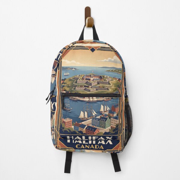 Item preview, Halifax Canada Vintage Travel Poster – Citadel & Harbour designed and sold by Bomax121.