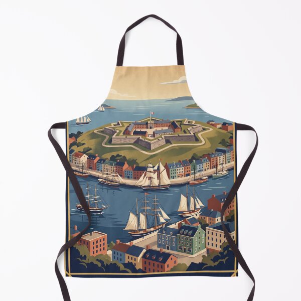 Item preview, Halifax Canada Vintage Travel Poster – Citadel & Harbour designed and sold by Bomax121.