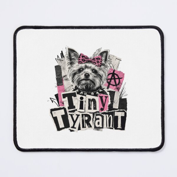 Item preview, Tiny Tyrant Funny Yorkshire Terrier Yorkie Girl Dog designed and sold by AntiqueImages.