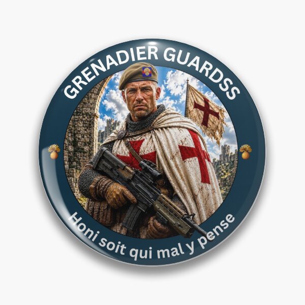 Item preview, Grenadier Guards Knights Templar designed and sold by Bootneckstore.